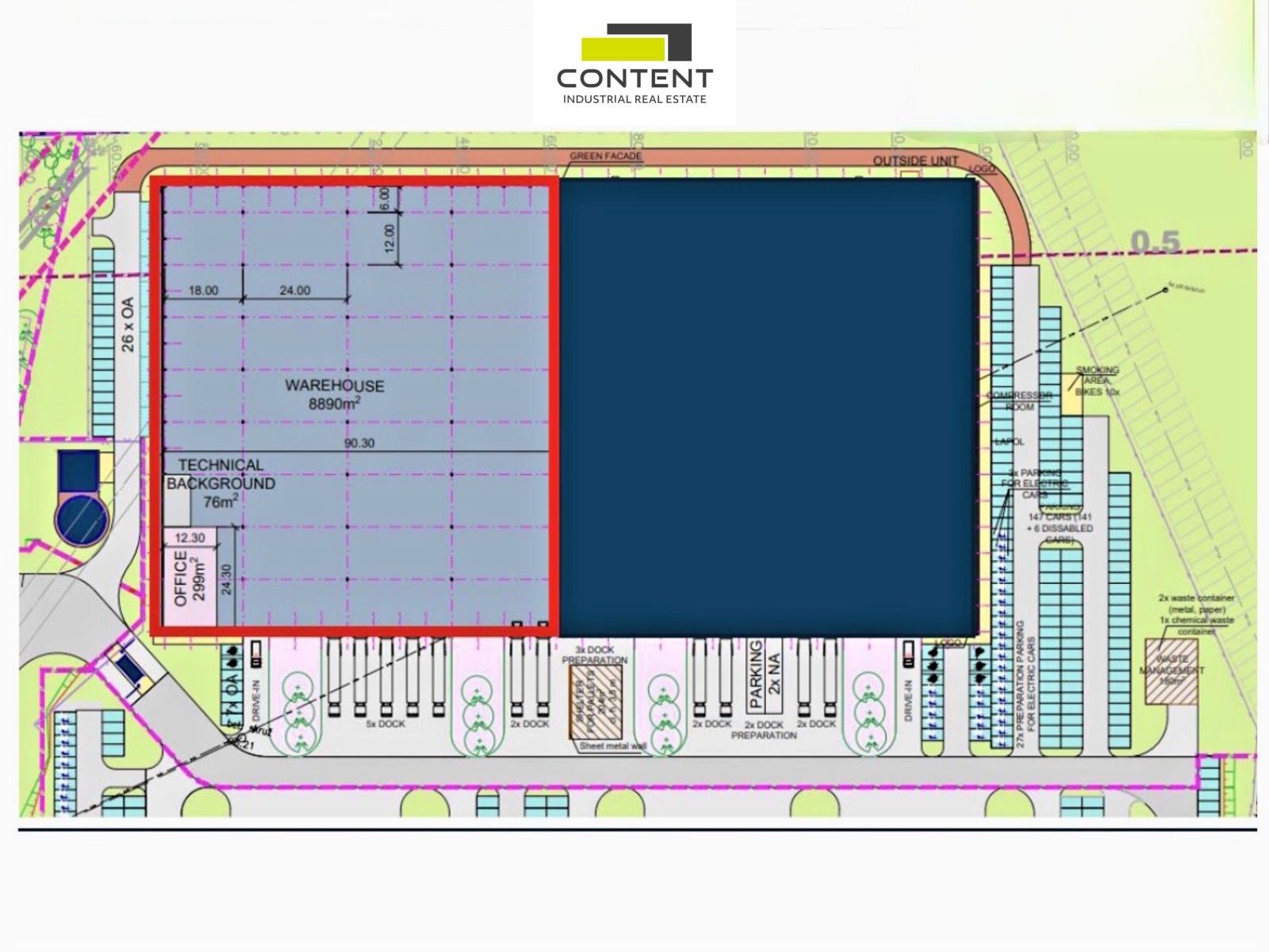 Pronájem komerčního prostoru 8890 m² - foto 18