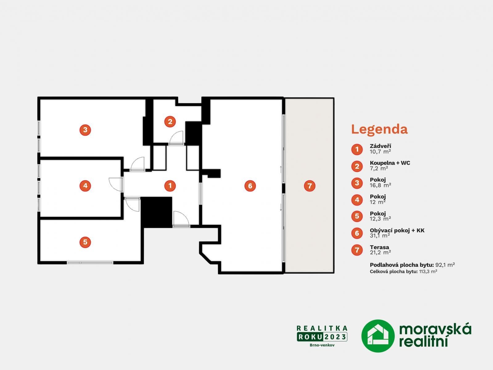 Pronájem bytu 4+kk 115 m² - foto 23