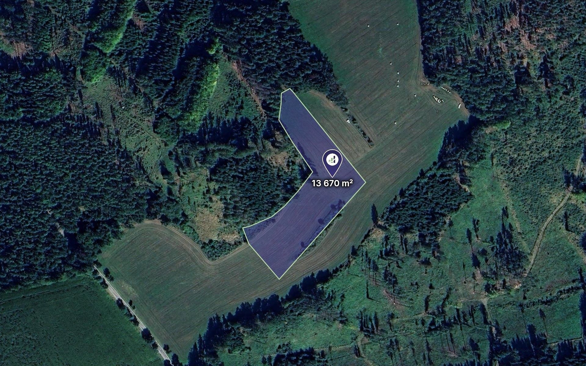 Prodej pozemku 13670 m² - foto 1