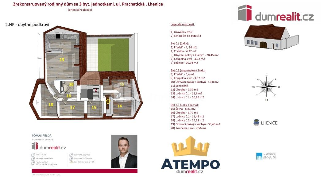 Prodej bytu 3+kk 52 m² - foto 14