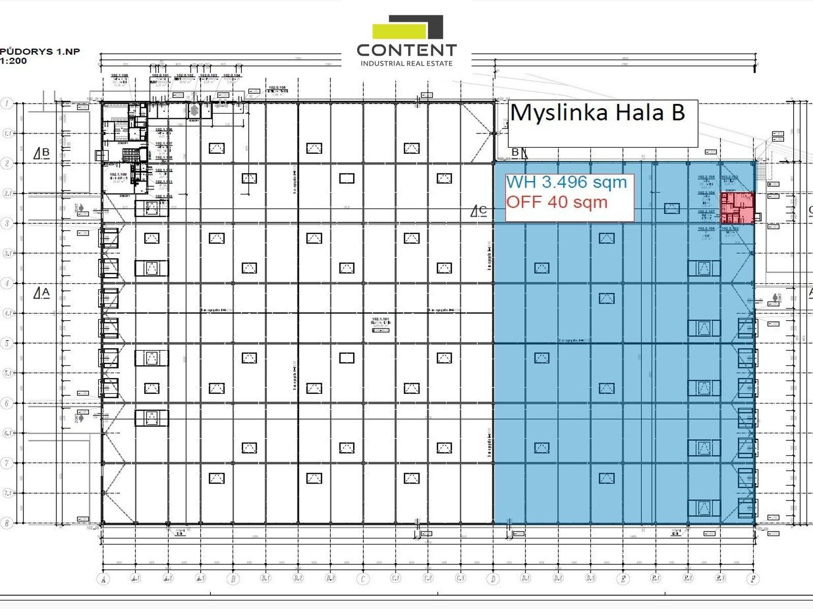 Pronájem komerčního prostoru 3496 m² - foto 12