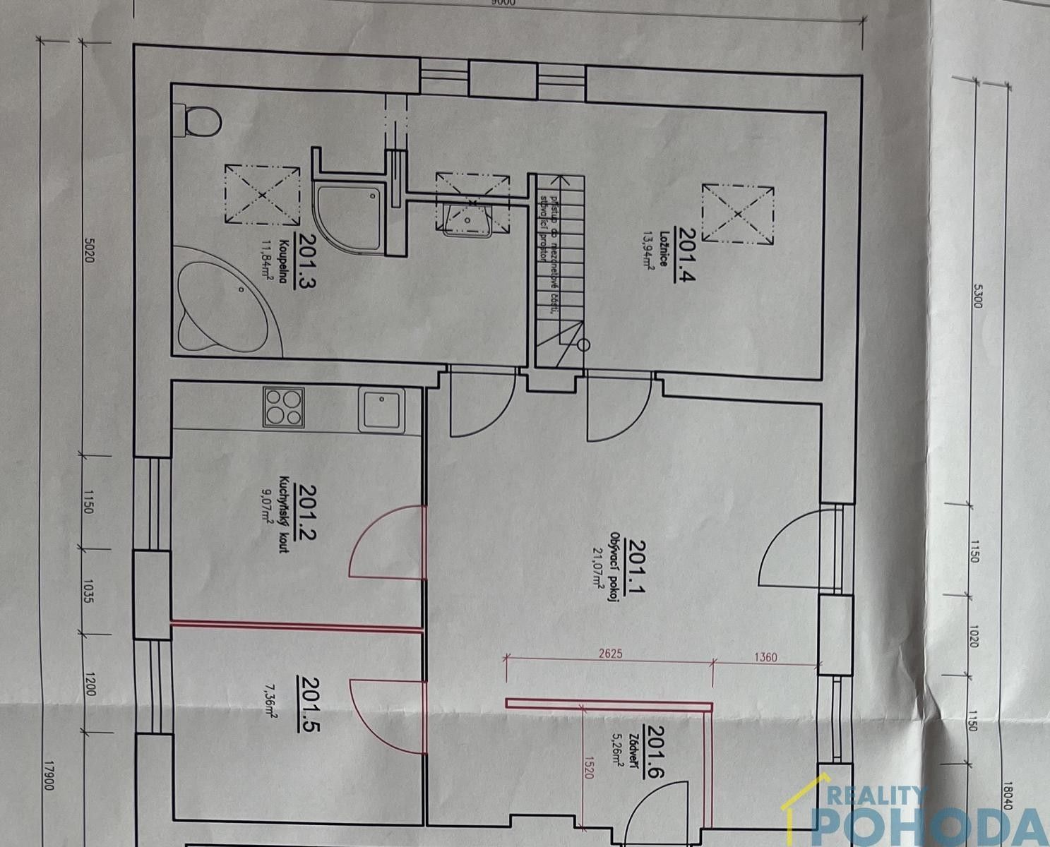 Pronájem bytu 3+1 62 m² - foto 37