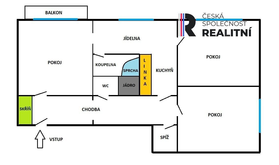 Prodej bytu 3+1 73 m² - foto 4