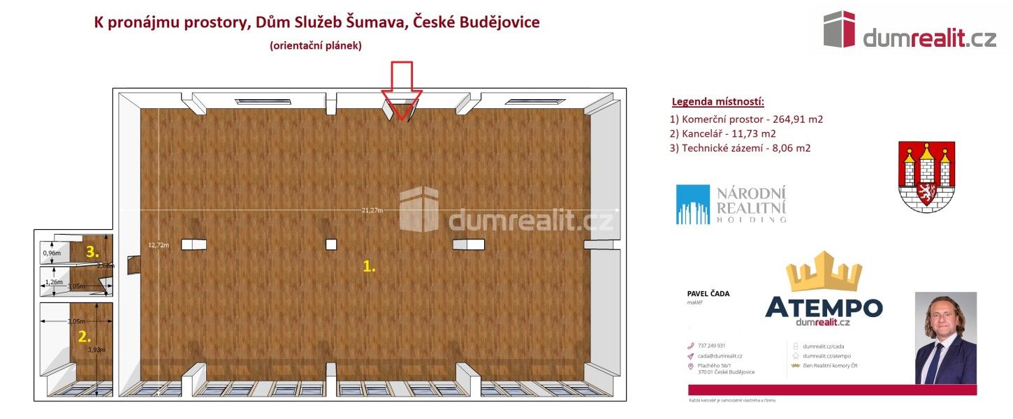 Pronájem komerčního prostoru 55 m² - foto 9