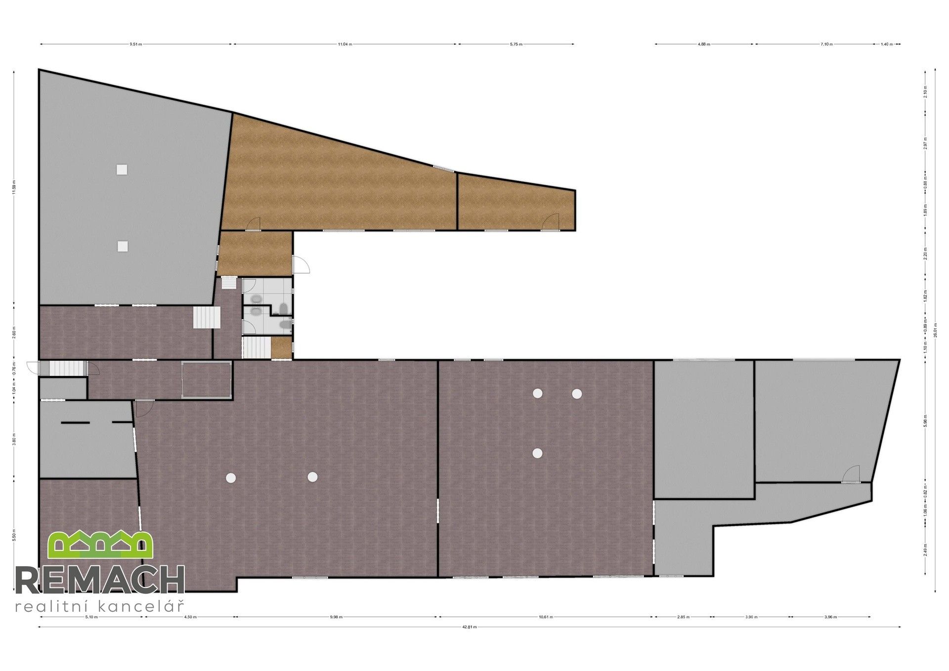 Pronájem komerčního prostoru 1100 m² - foto 27