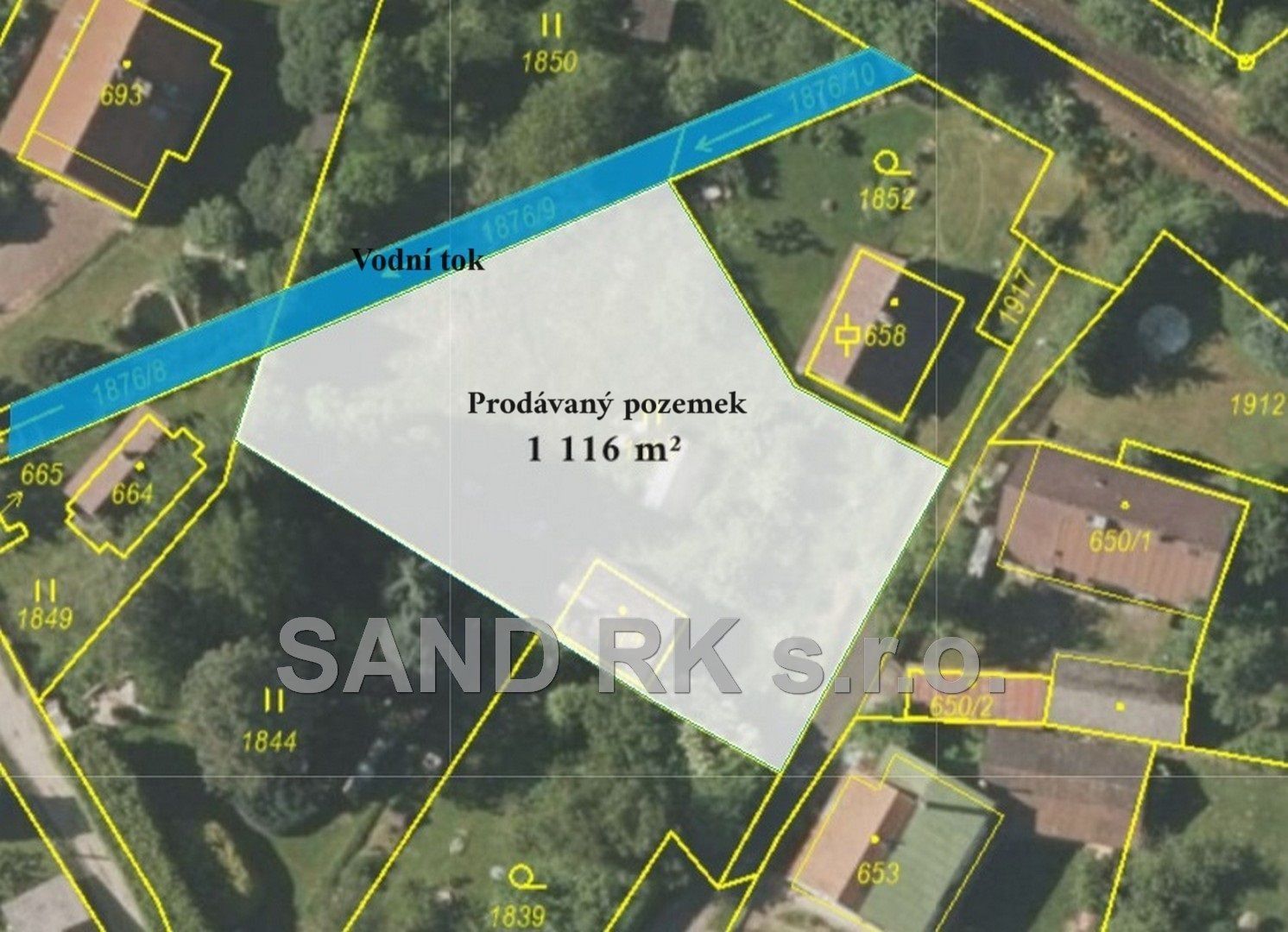 Prodej pozemku 1116 m² - foto 1