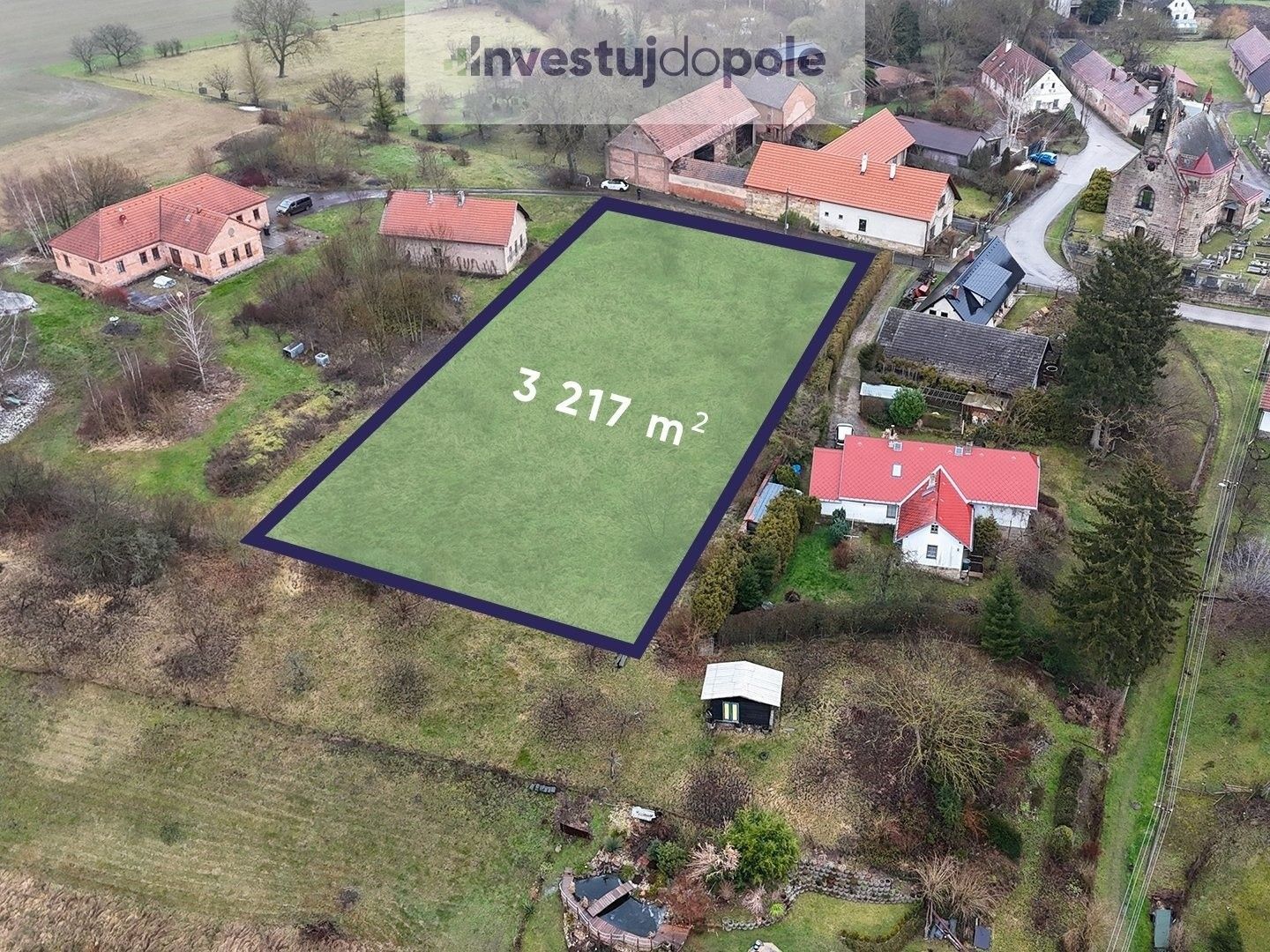 Prodej pozemku 3217 m² - foto 6