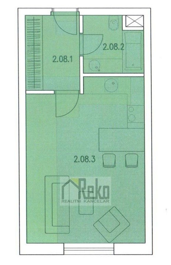 Pronájem bytu 1+kk 35 m² - foto 7