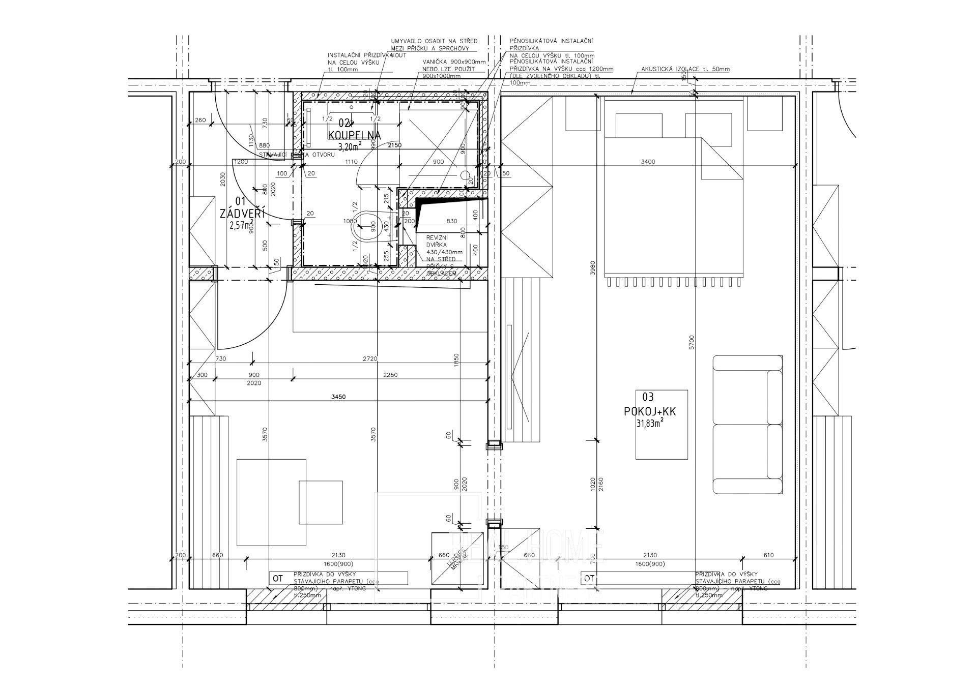 Pronájem bytu 1+1 40 m² - foto 15