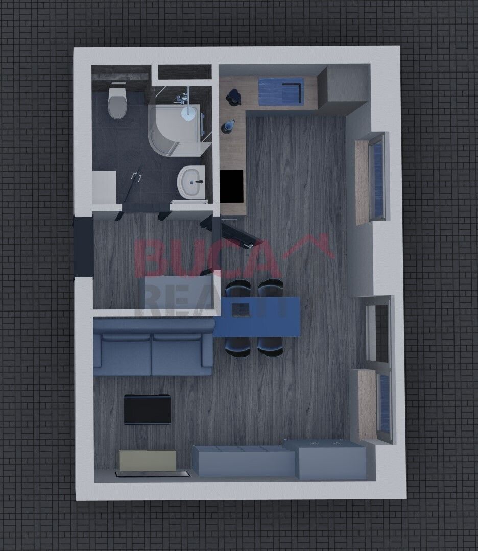 Pronájem bytu 1+kk 32 m² - foto 3