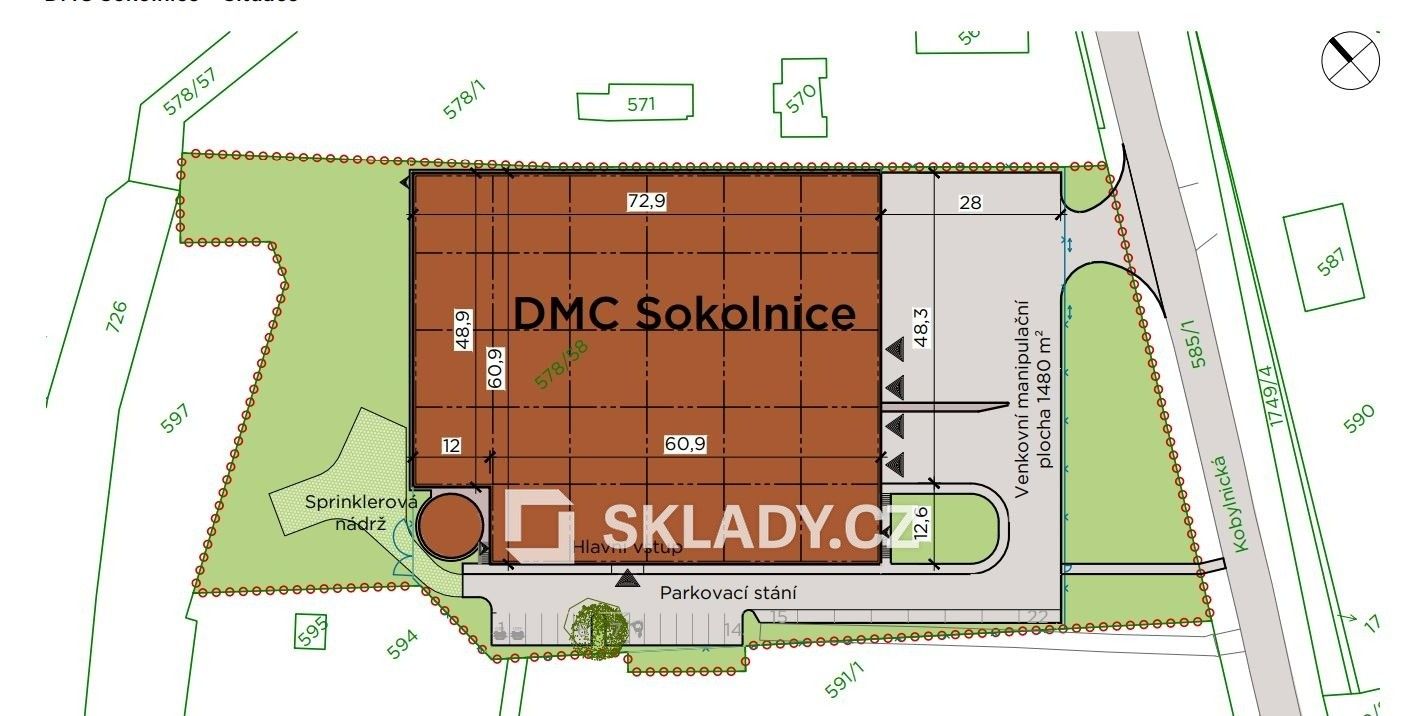 Pronájem komerčního prostoru 4300 m² - foto 2