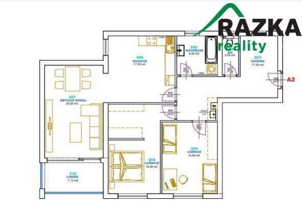 Prodej bytu 3+1 101 m² - foto 1
