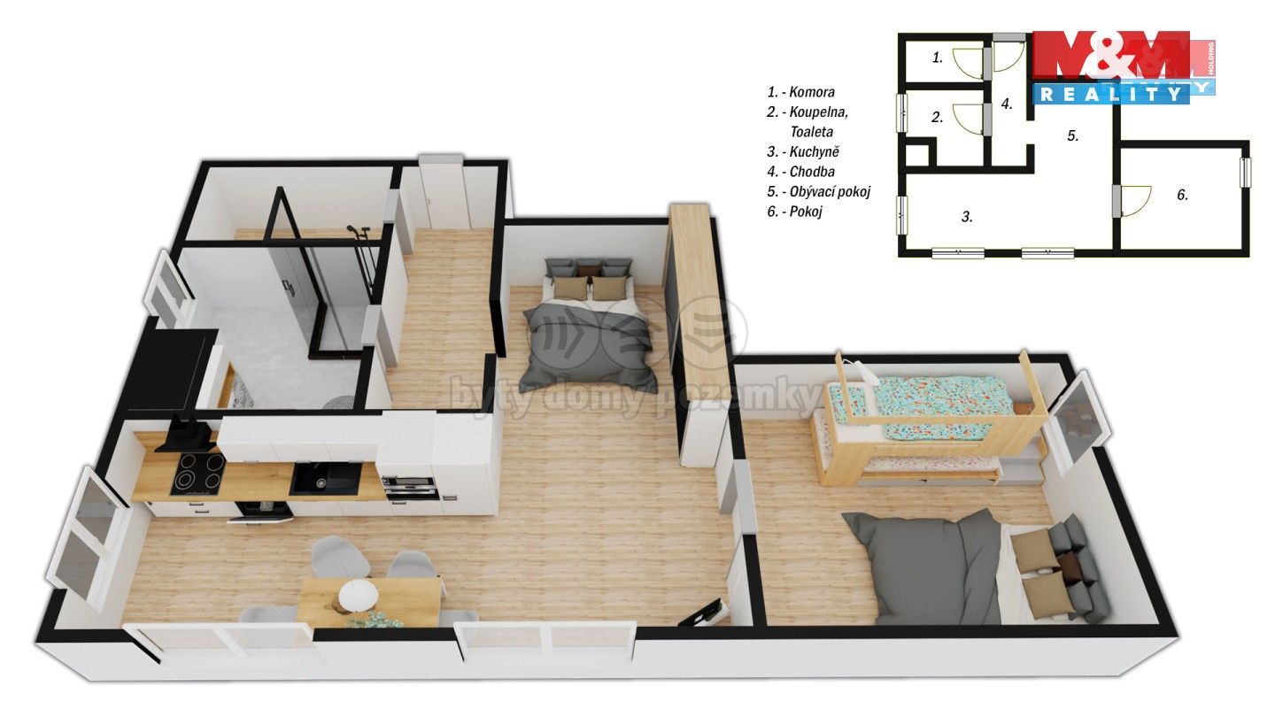Prodej bytu 2+kk 54 m² - foto 14