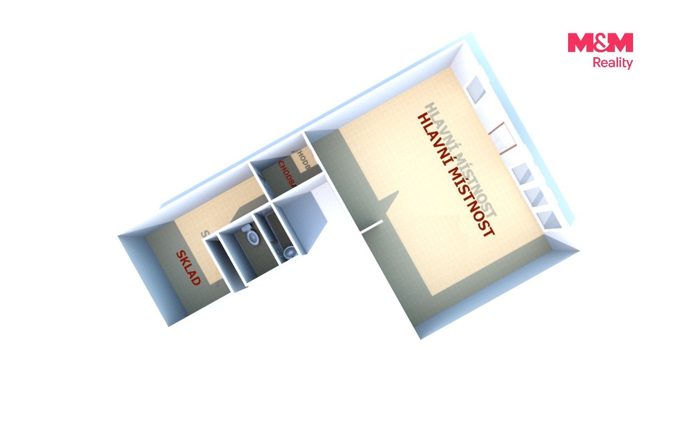 Pronájem komerčního prostoru 68 m² - foto 3