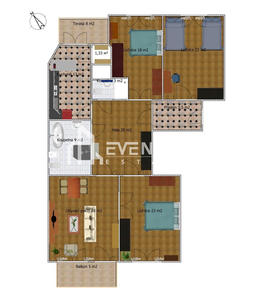Prodej bytu 4+1 139 m² - foto 25