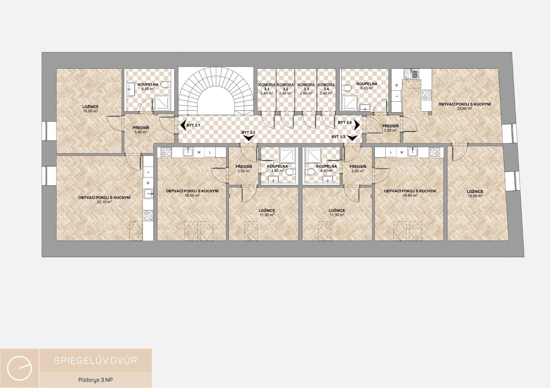 Pronájem bytu 2+kk 63 m² - foto 5