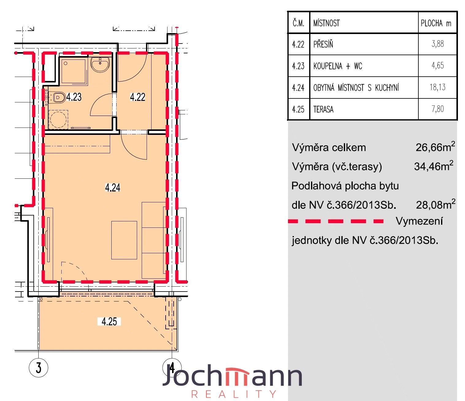 Pronájem bytu 1+kk 26 m² - foto 7