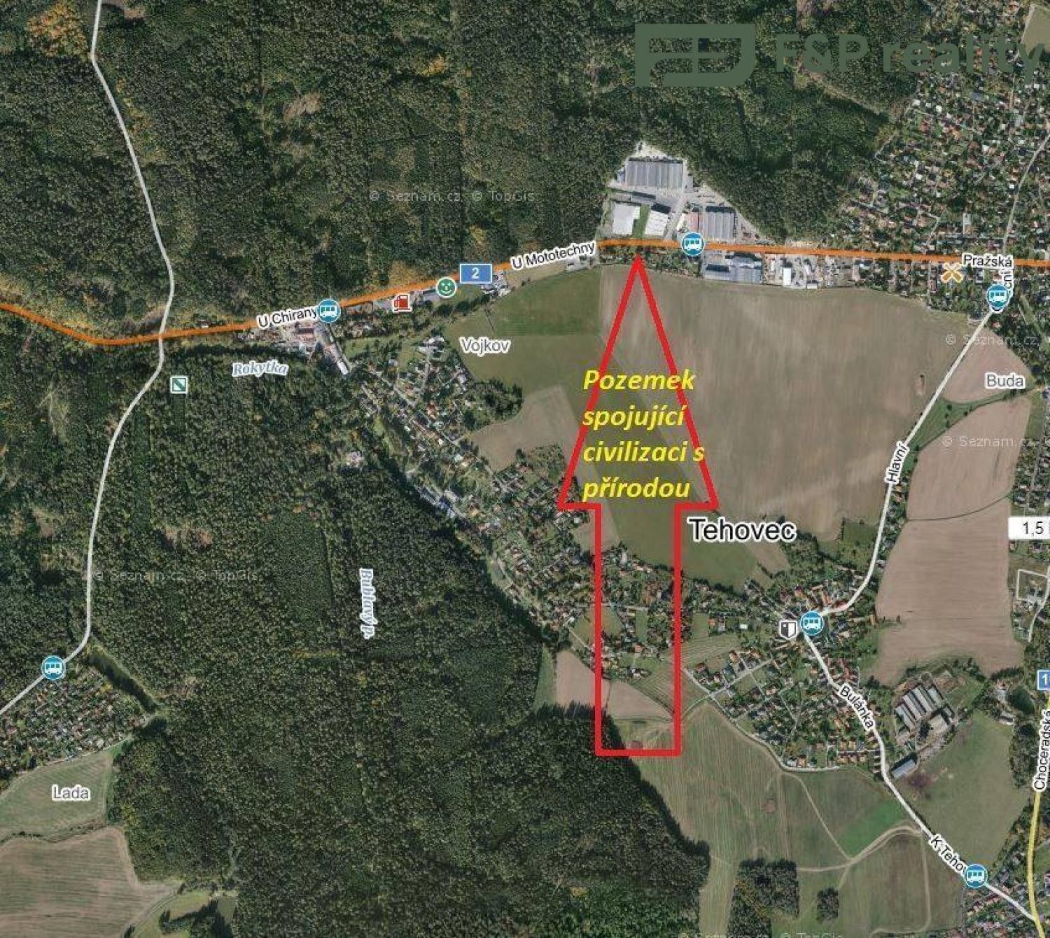 Prodej pozemku 1391 m² - foto 3