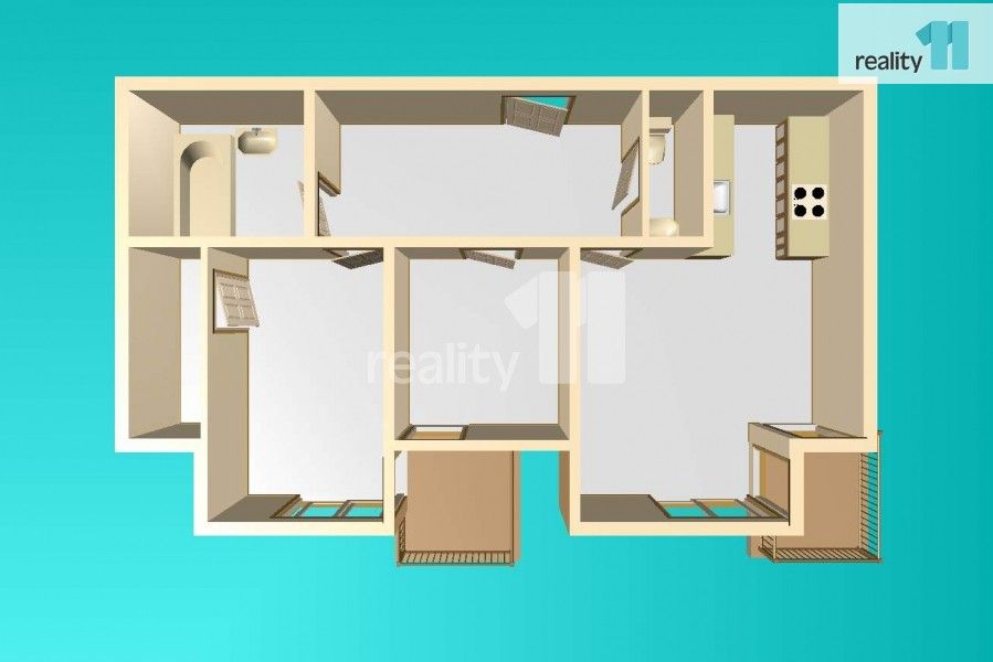 Pronájem bytu 3+kk 86 m² - foto 23