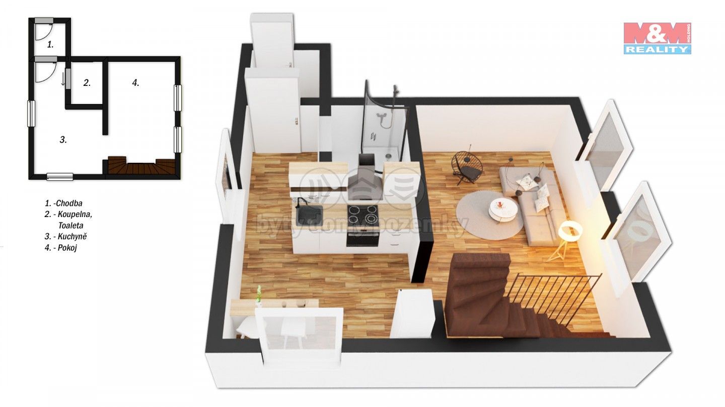 Prodej bytu 3+1 65 m² - foto 12