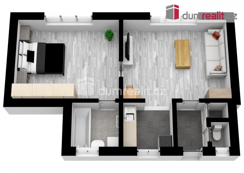 Prodej bytu 2+1 57 m² - foto 5