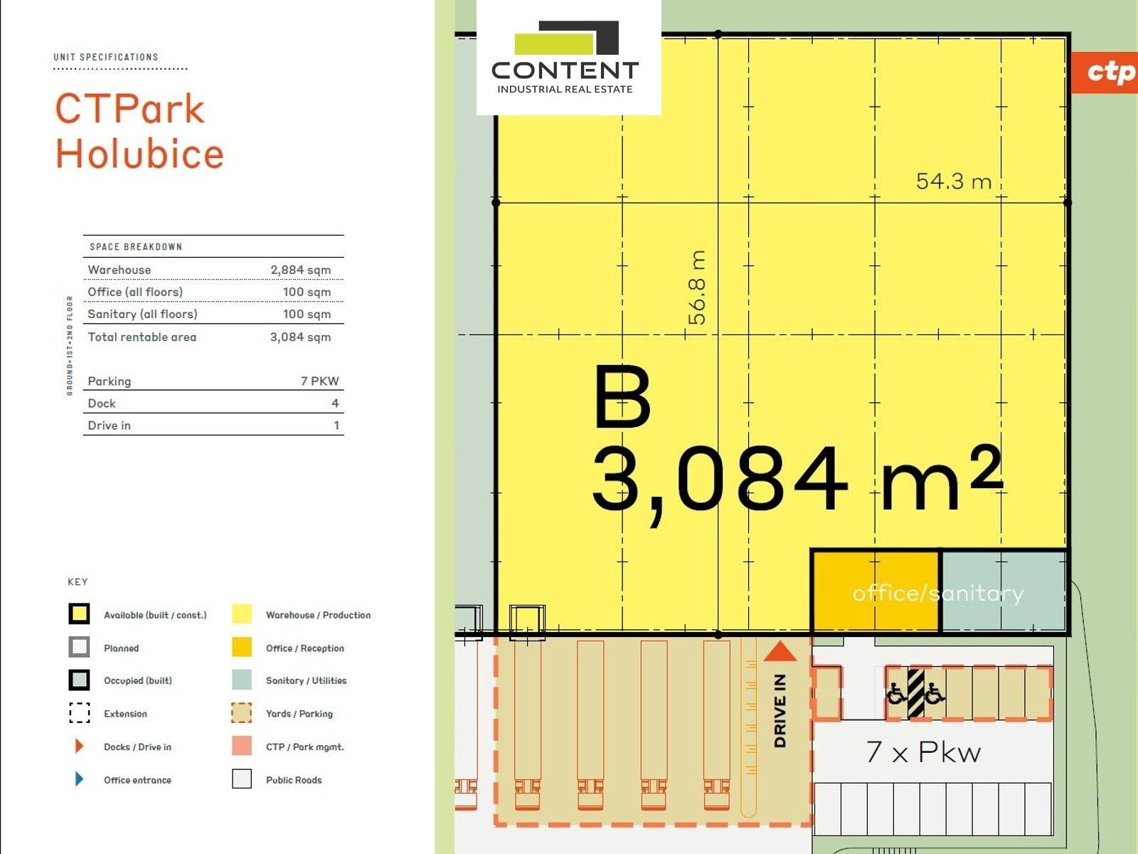 Pronájem komerčního prostoru 3078 m² - foto 9