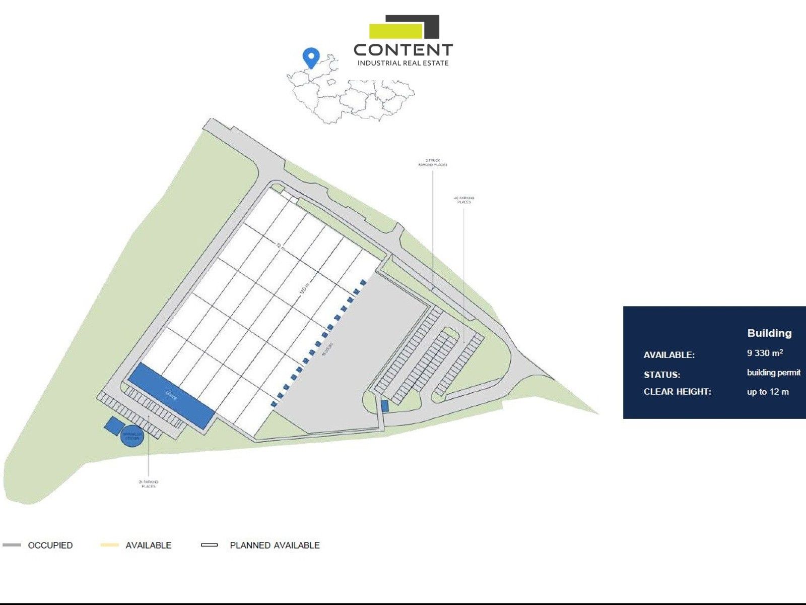 Pronájem komerčního prostoru 9330 m² - foto 11