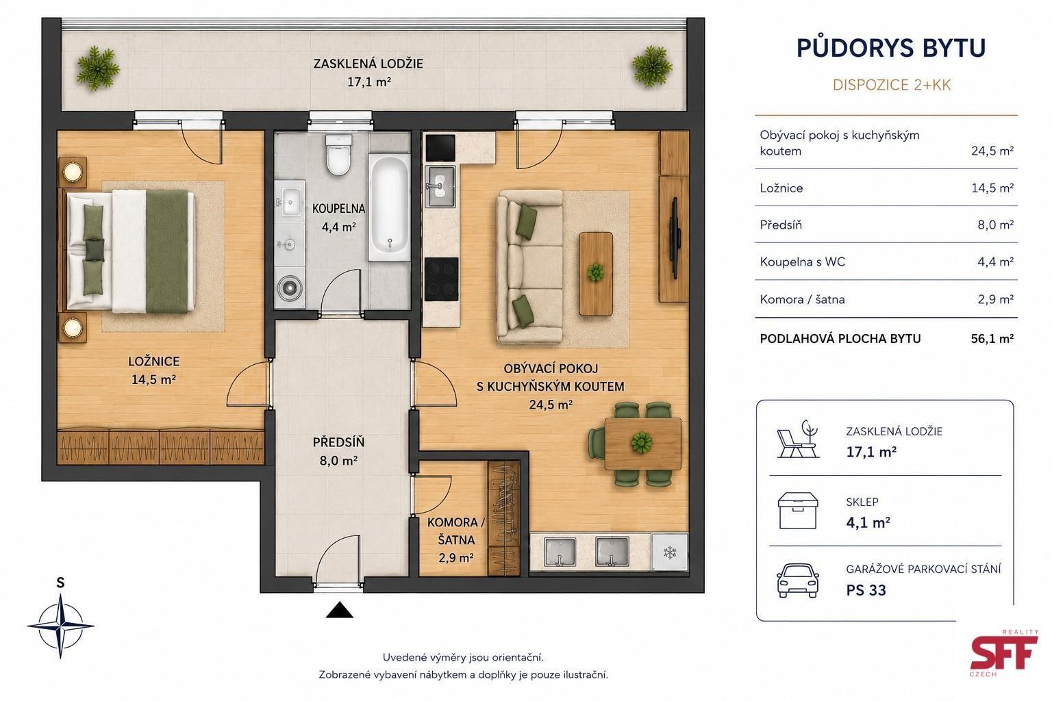 Prodej bytu 2+kk 74 m² - foto 13