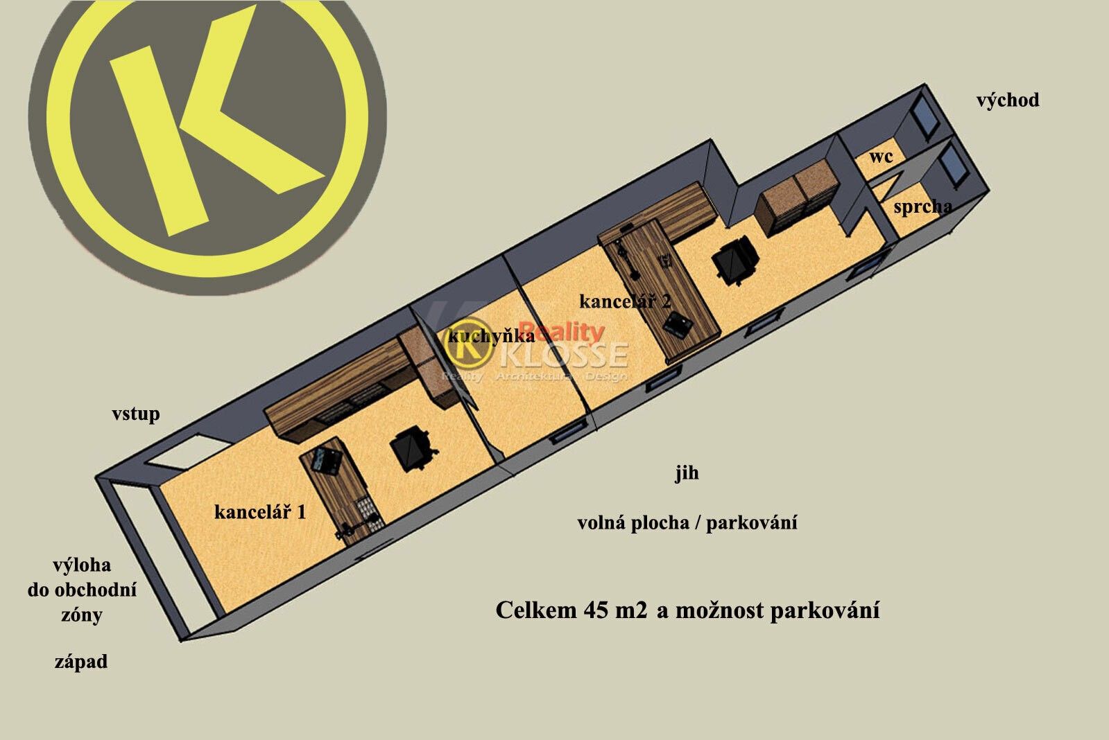 Pronájem komerčního prostoru 45 m² - foto 4