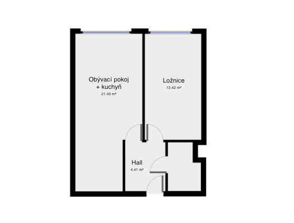 Pronájem bytu 2+kk 42 m² - foto 6