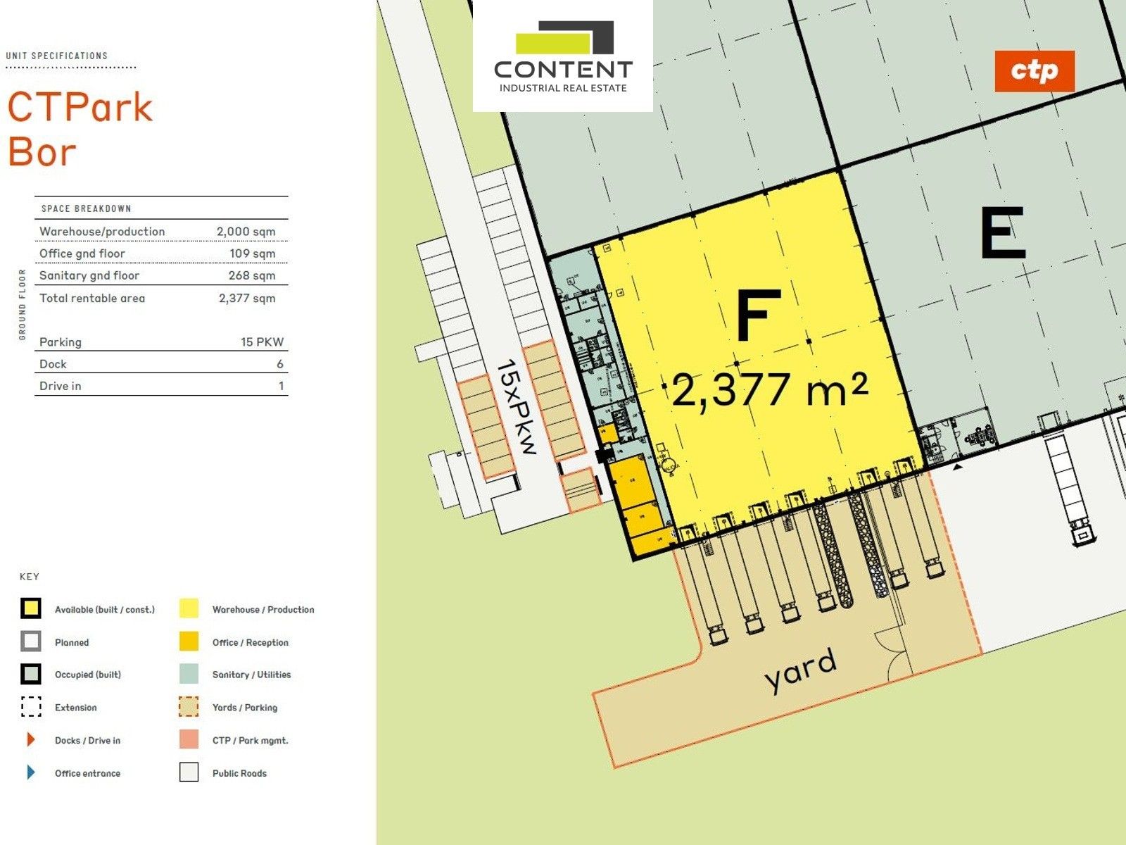 Pronájem komerčního prostoru 2377 m² - foto 21