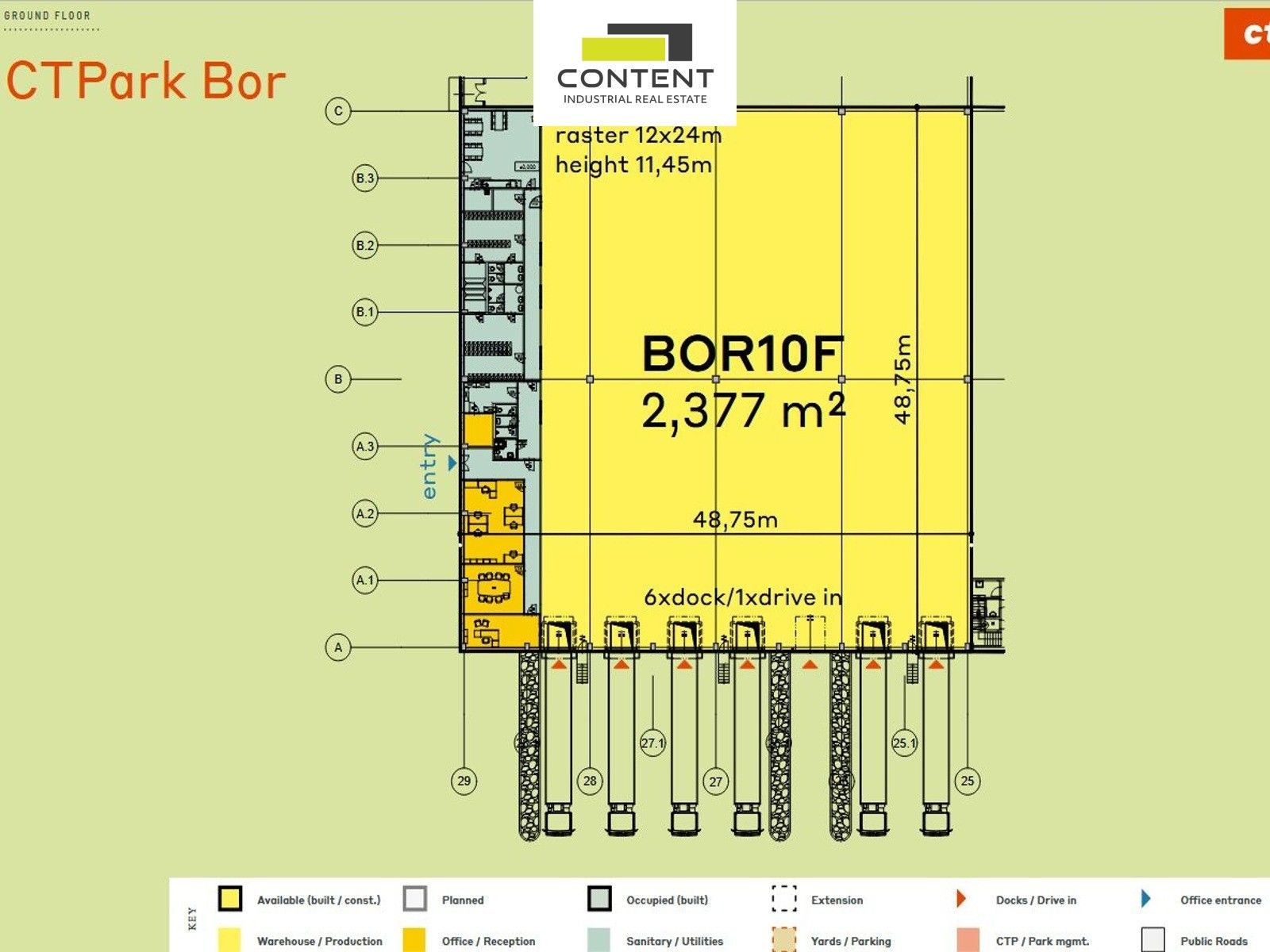 Pronájem komerčního prostoru 2377 m² - foto 22