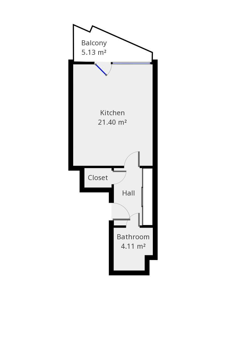 Pronájem bytu 1+kk 36 m² - foto 10