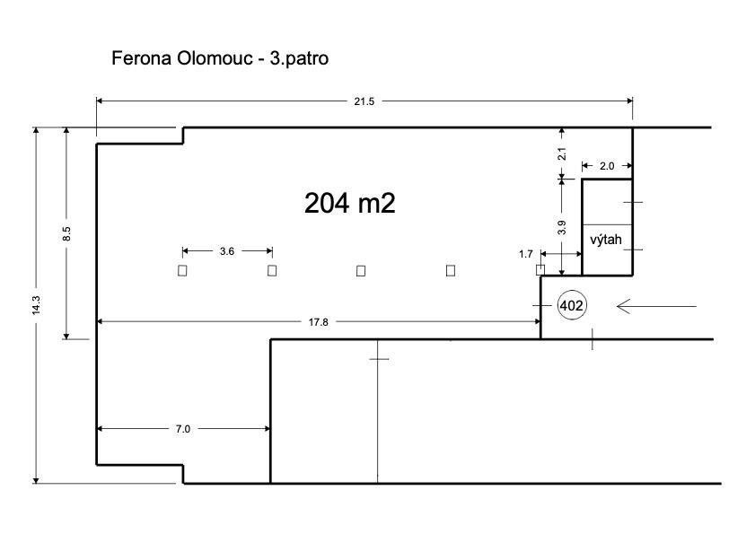 Pronájem komerčního prostoru 204 m² - foto 17