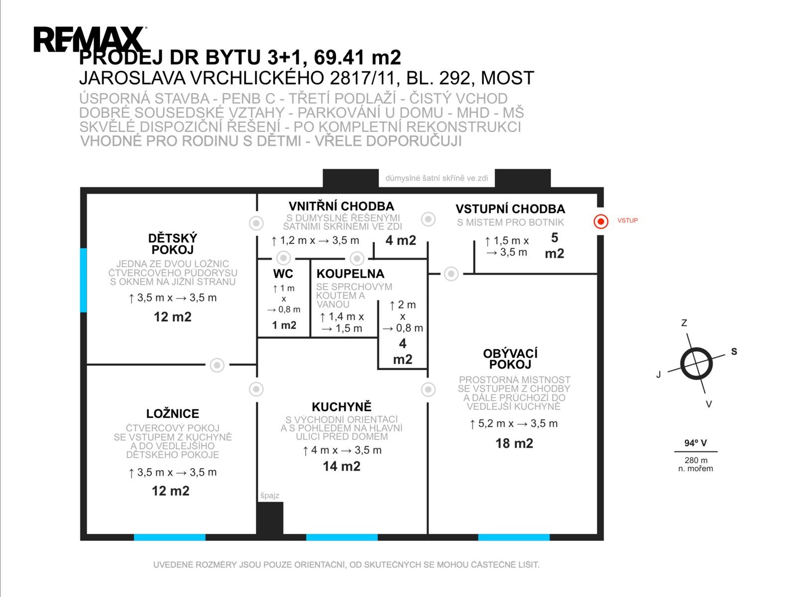 Prodej bytu 3+1 69 m² - foto 4