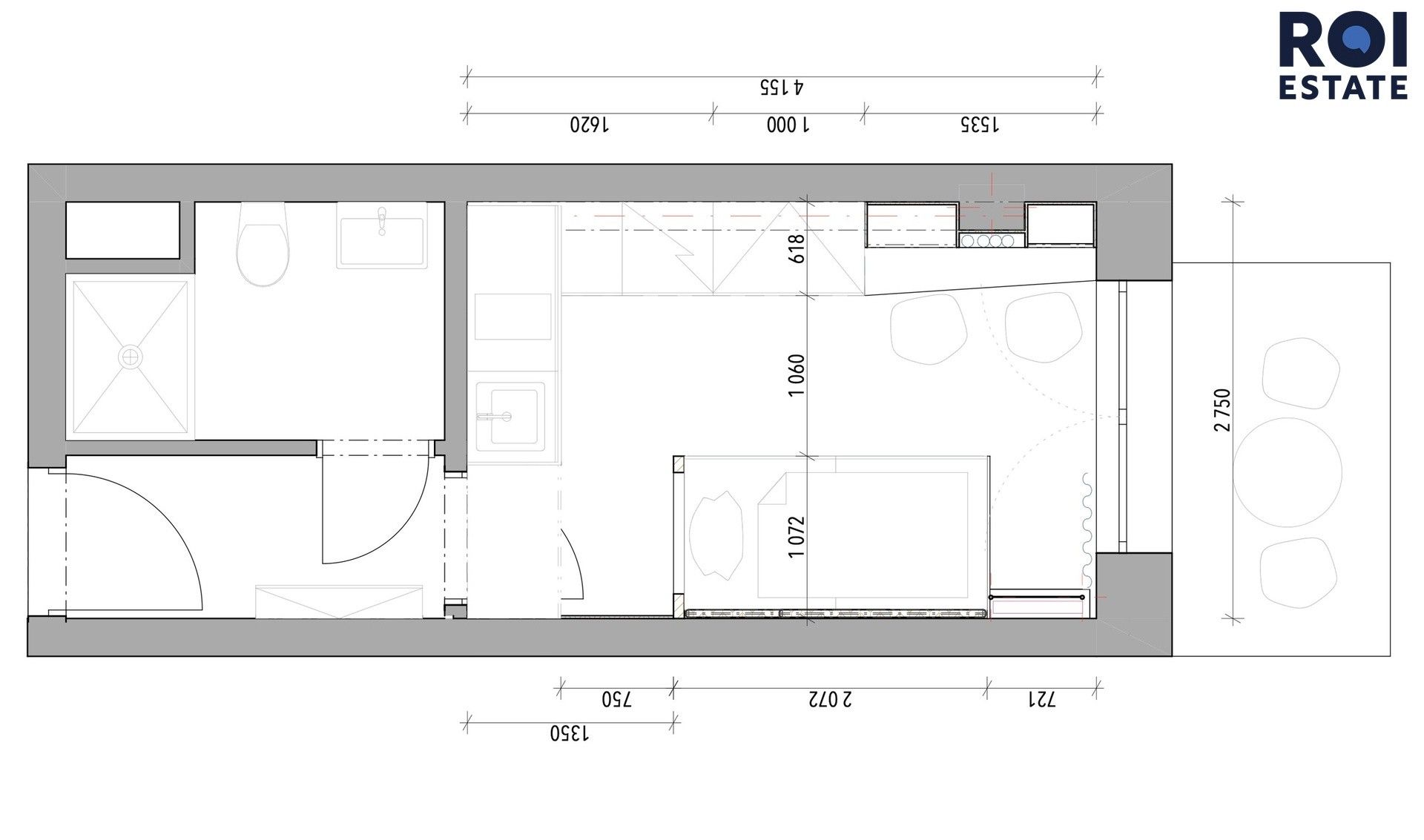 Prodej bytu 1+kk 18 m² - foto 13