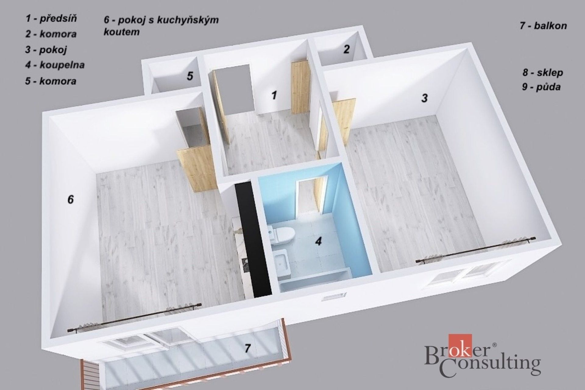 Prodej bytu 2+kk 63 m² - foto 3