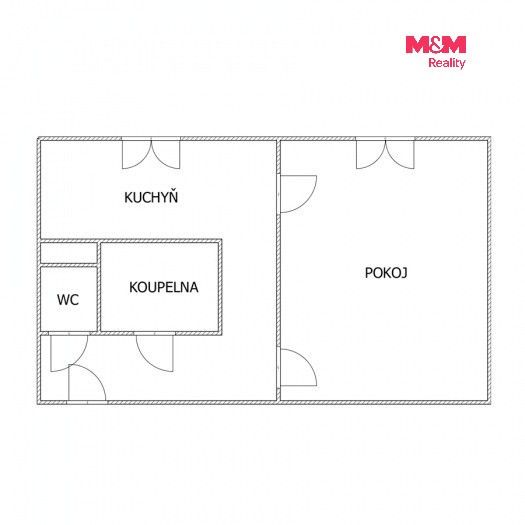 Pronájem bytu 1+1 36 m² - foto 11