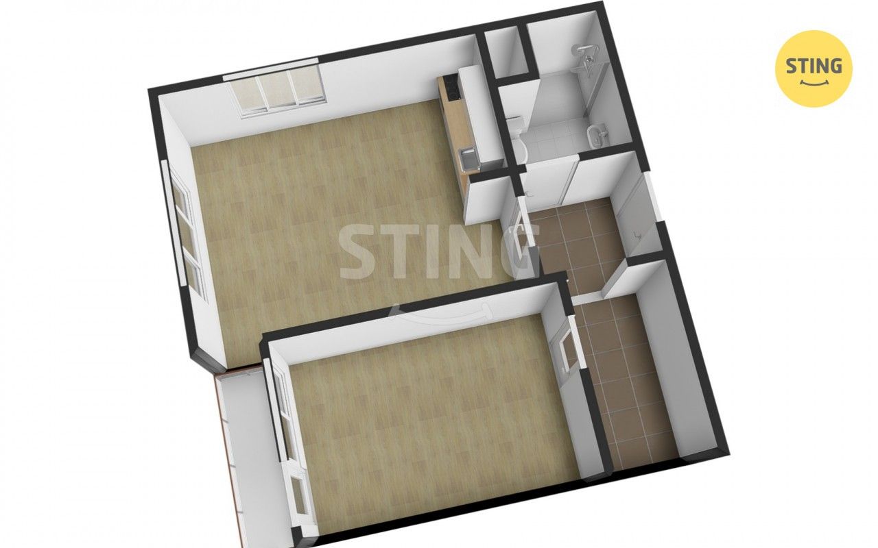 Prodej bytu 2+kk 48 m² - foto 3