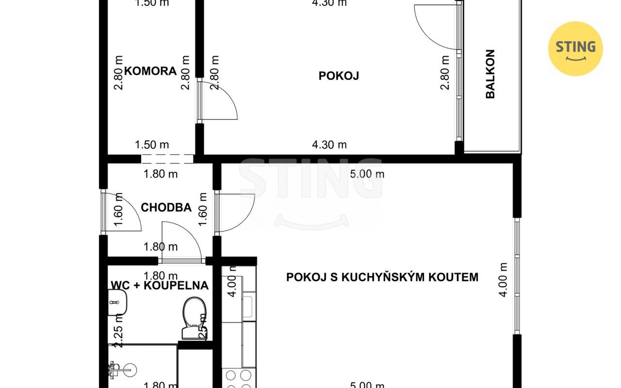Prodej bytu 2+kk 48 m² - foto 25