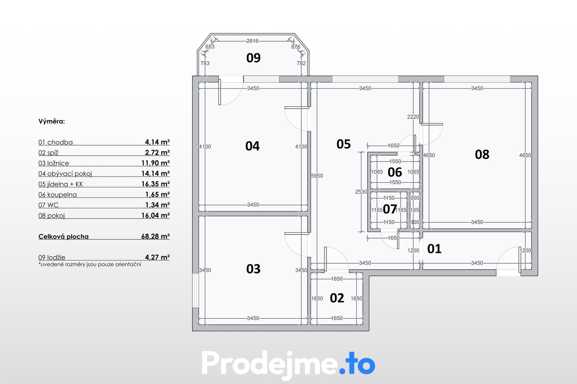 Prodej bytu 3+1 68 m² - foto 13
