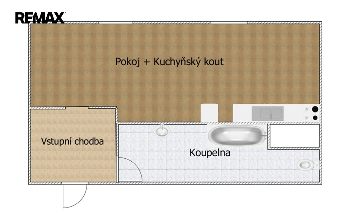Prodej bytu 1+kk 38 m² - foto 3