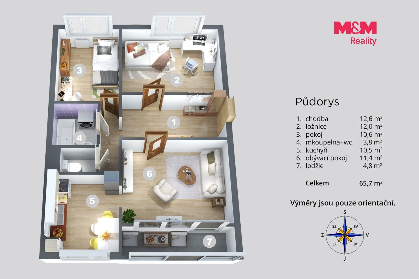 Prodej bytu 3+1 69 m² - foto 14