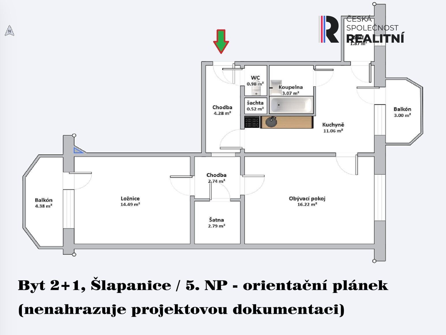 Prodej bytu 2+1 67 m² - foto 27
