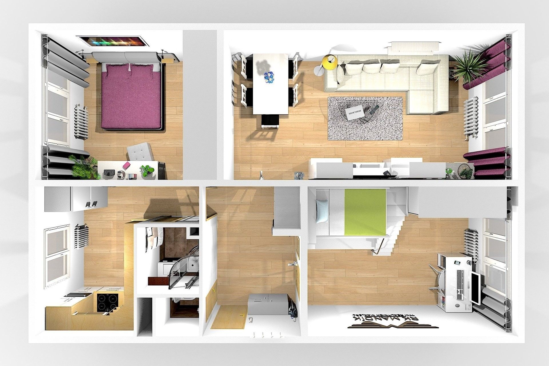 Pronájem bytu 3+1 72 m² - foto 21