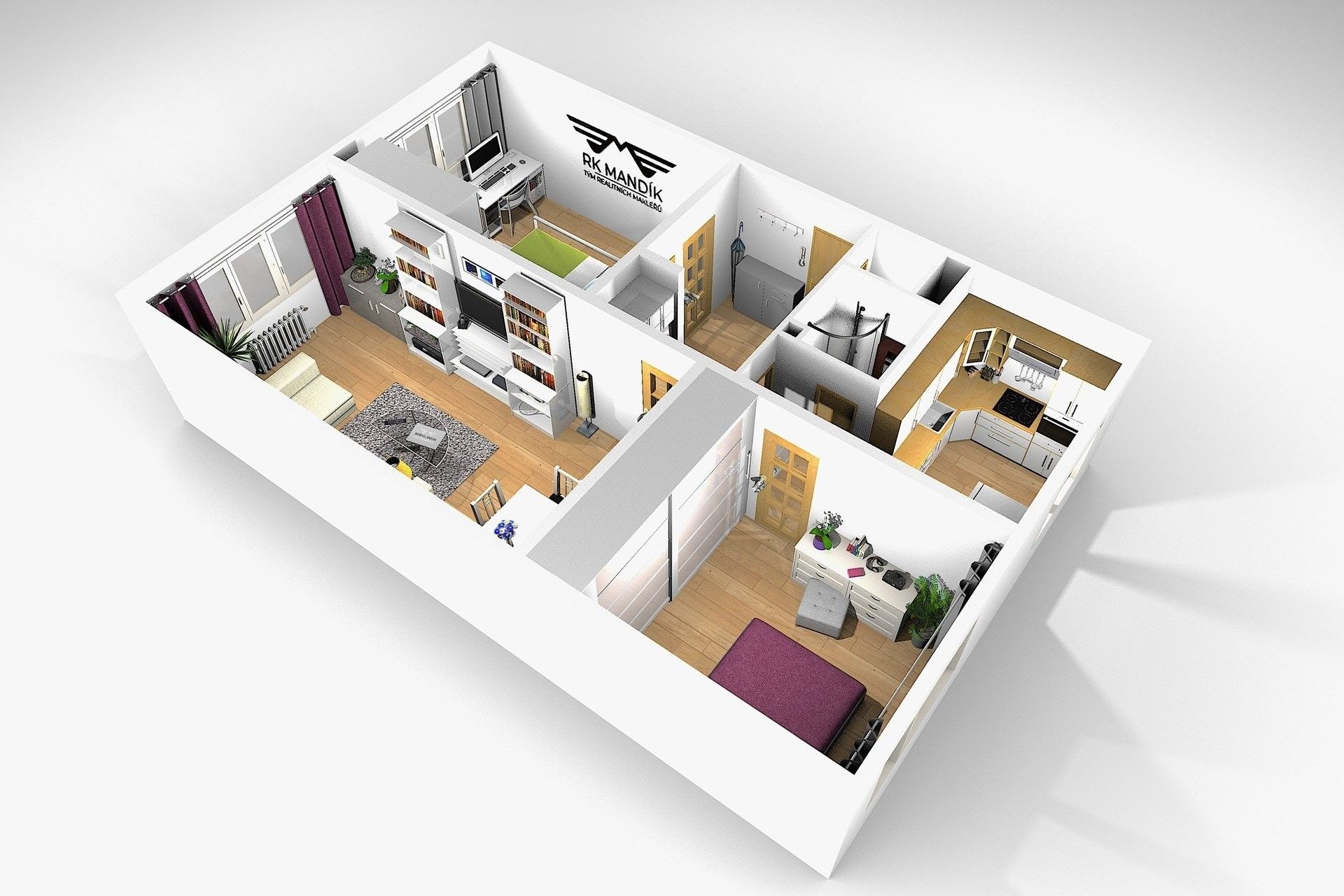 Pronájem bytu 3+1 72 m² - foto 22