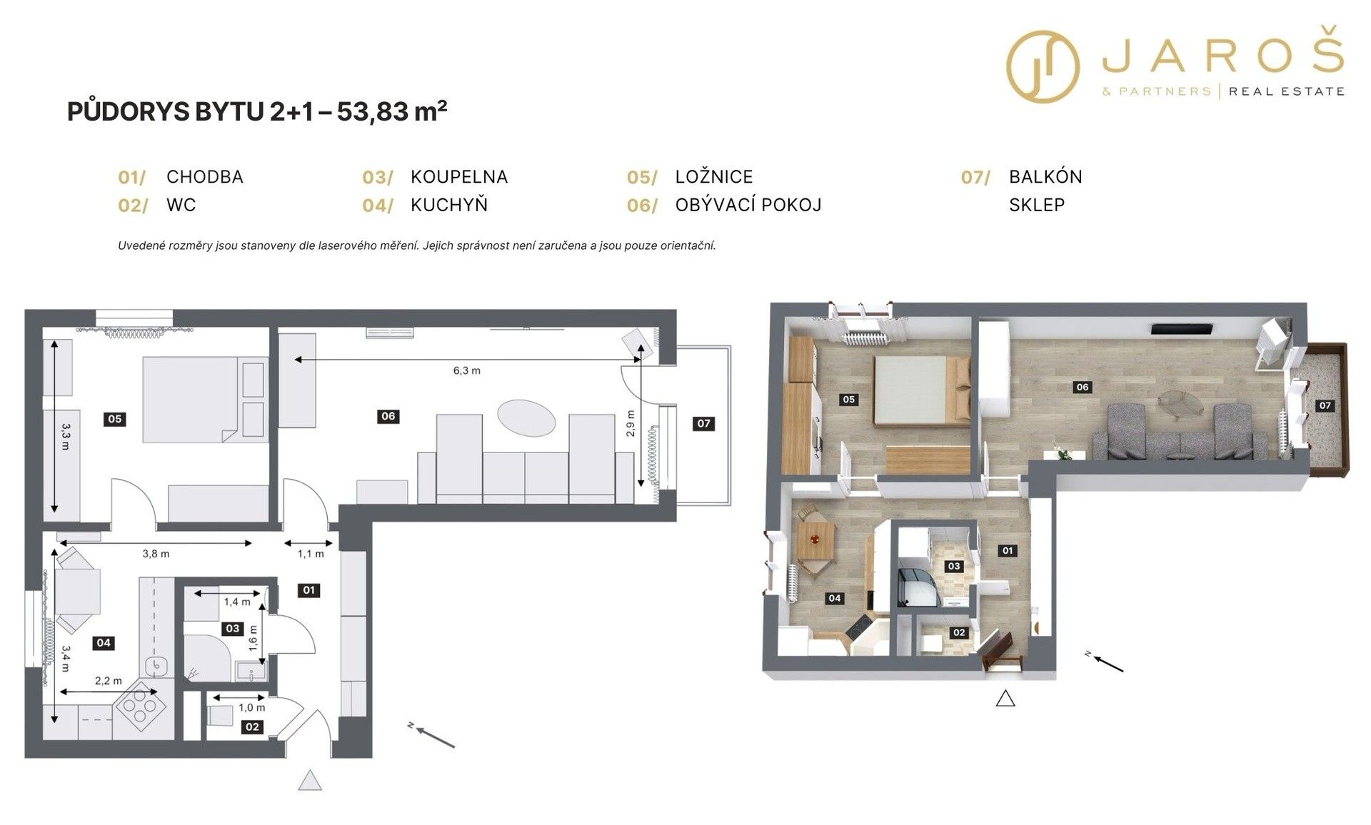 Prodej bytu 2+1 54 m² - foto 7