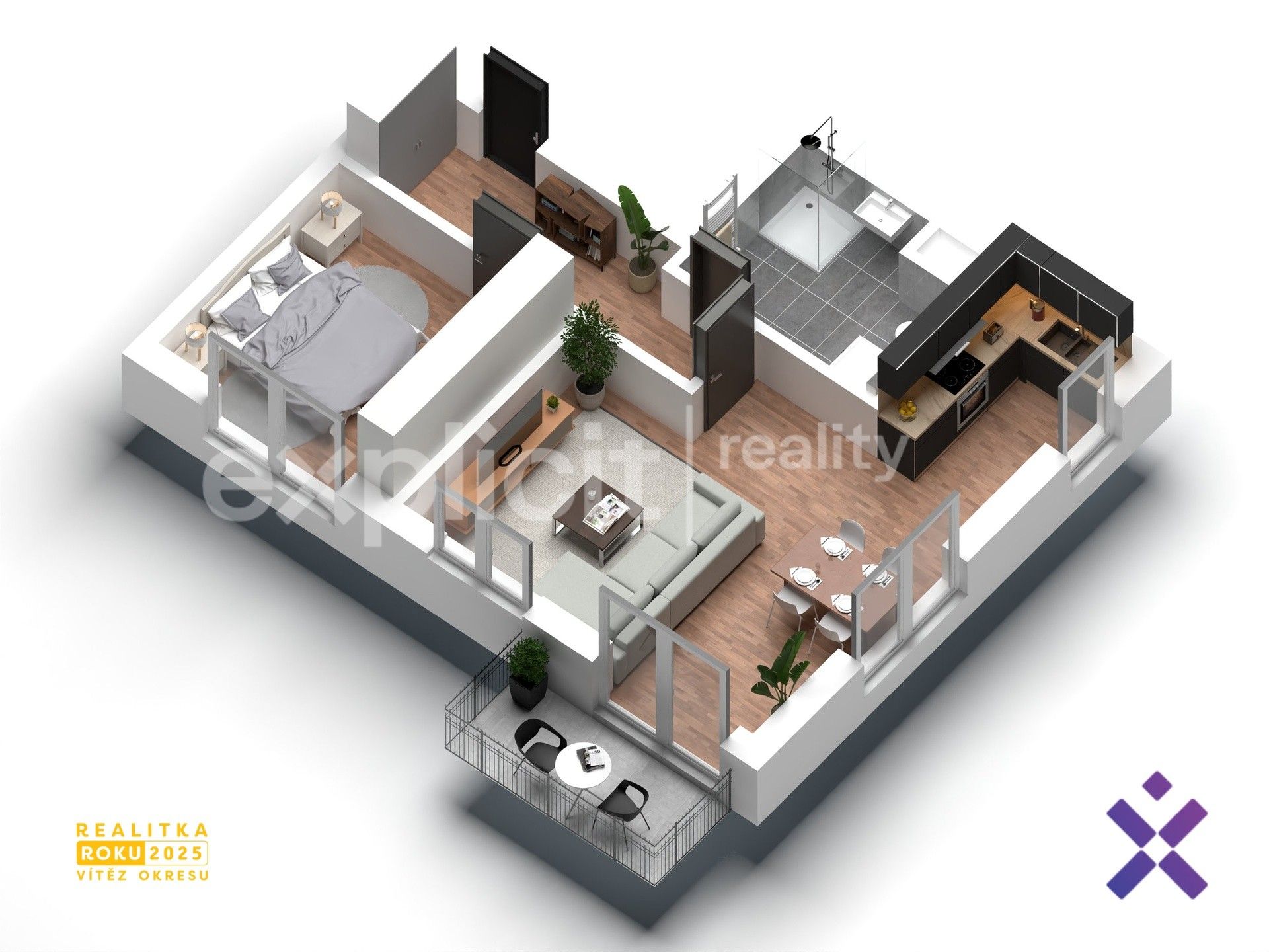Pronájem bytu 2+kk 57 m² - foto 22