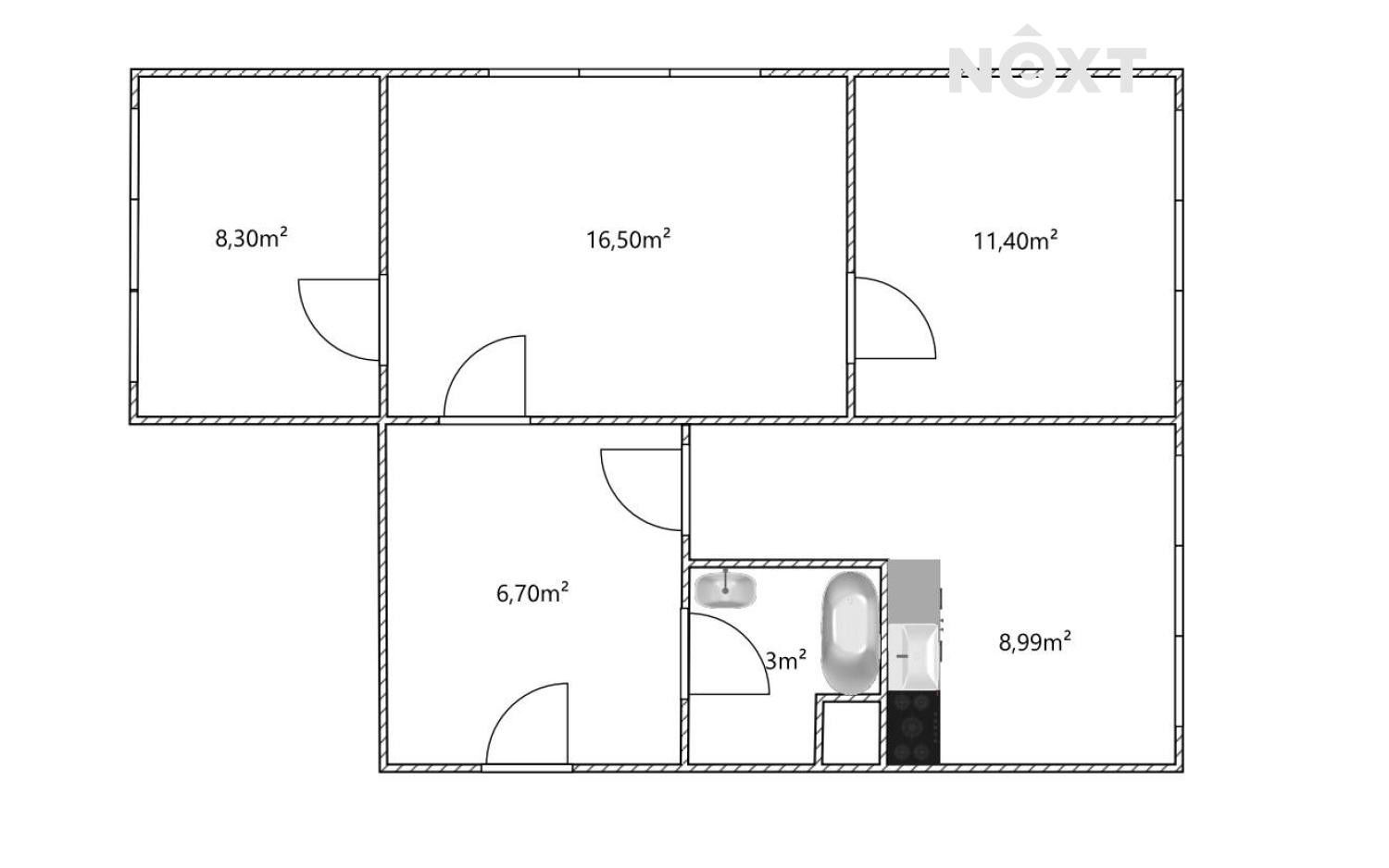 Prodej bytu 3+1 54 m² - foto 4