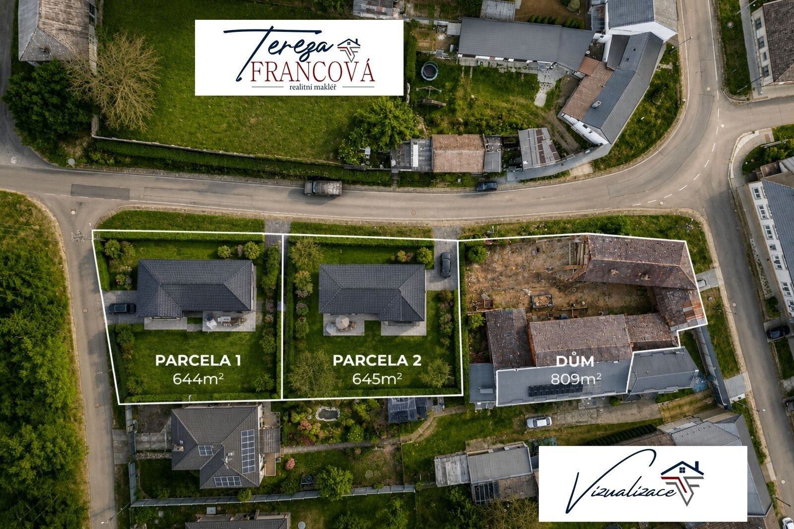 Prodej pozemku 645 m² - foto 1